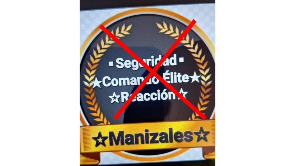 "Seguridad, Comando Élite, Reacción Manizales" es el nombre del frente ilegal de seguridad que se anuncia en redes. Su operación sería en la comuna Atardeceres.