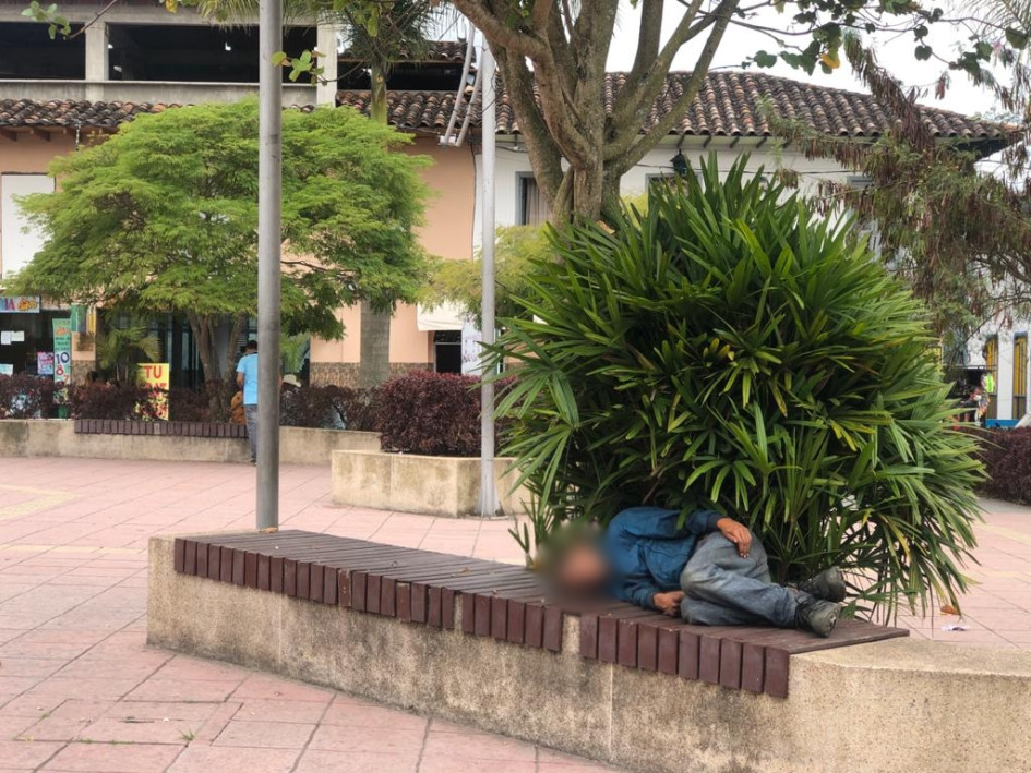 Cada vez son más los habitantes de calle en Anserma. Las autoridades adelantan un censo para esta población.