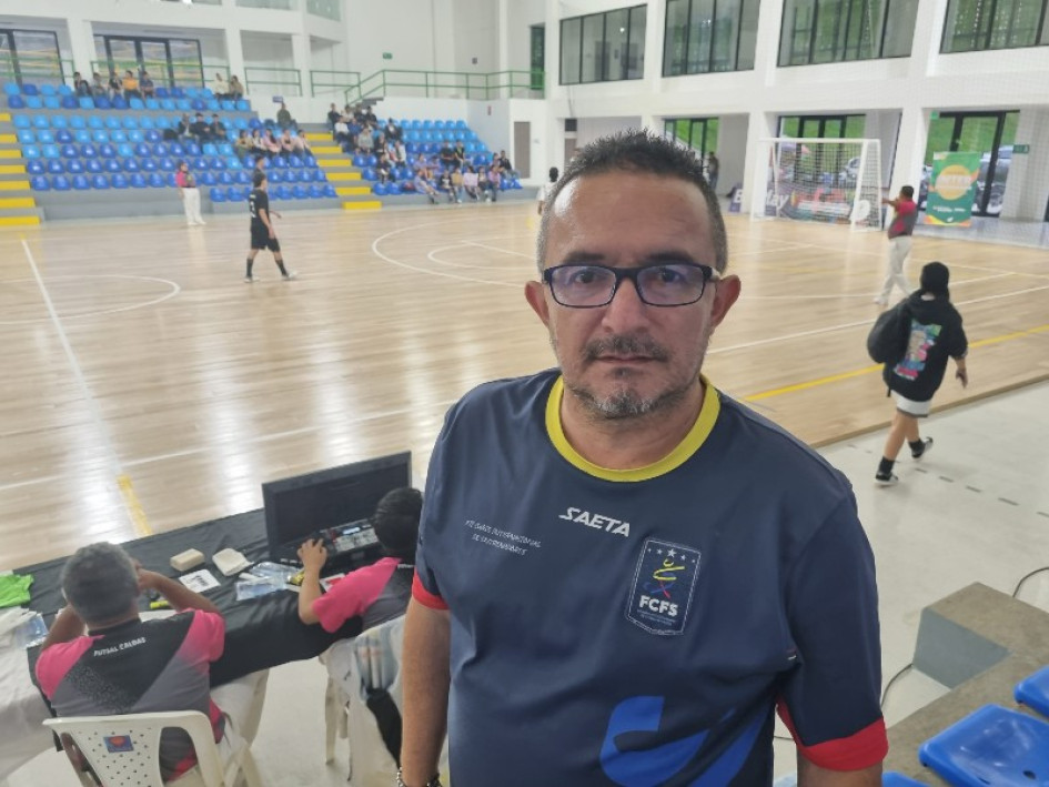 James López Londoño, el técnico manizaleño que hoy integra el seleccionado colombiano que competirá en el Mundial Sub-17 de Paraguay.