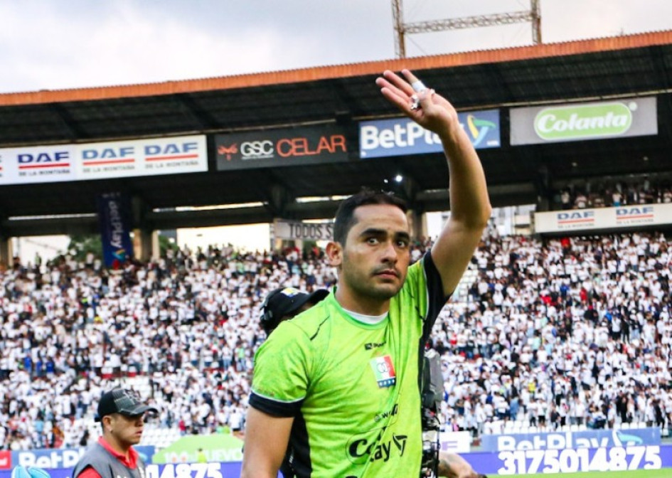 James Aguirre, portero del Once Caldas