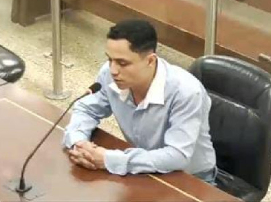 Sergio estaba en domiciliaria.