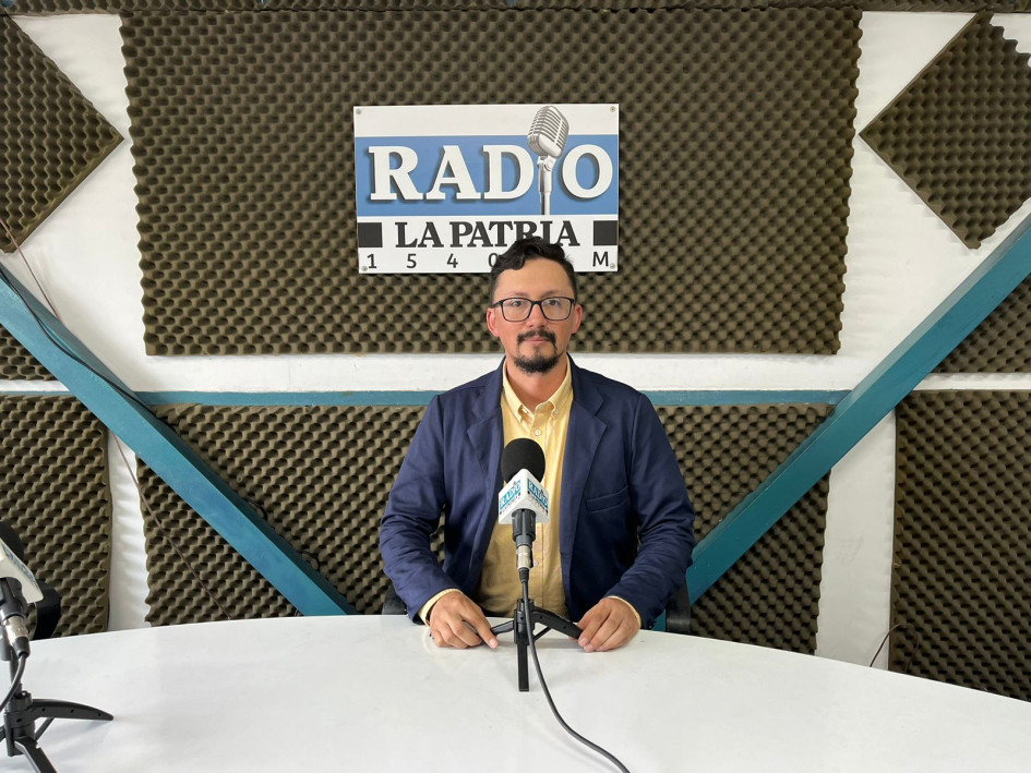 Secretario de Infraestructura de Caldas, Cristián Arroyave.