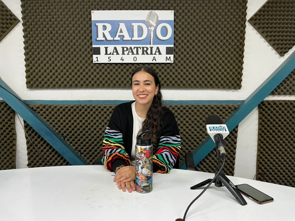 La bióloga Valentina Marín, conferencista del ciclo Increíbles Voladoras del Banco de la República en Manizales.