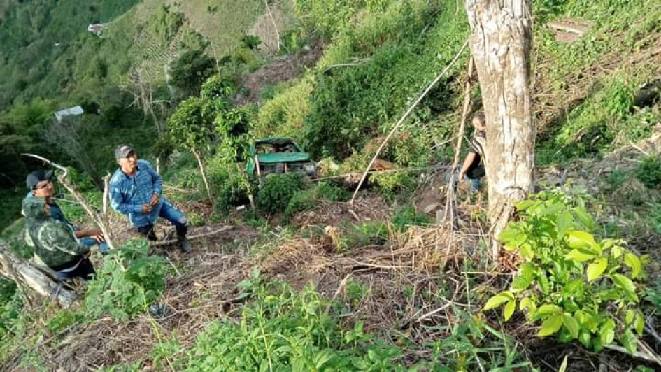 El accidente ocurrió en la vereda Guaco de Aguadas.