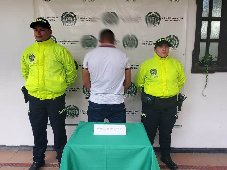 El hombre fue capturado en la vereda Varsovia de Salamina.