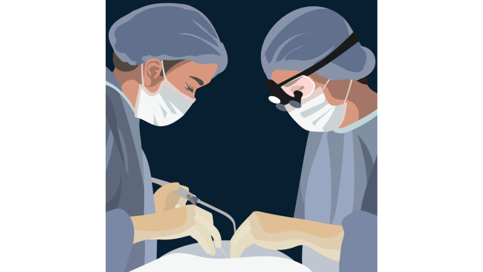 Ilustración sobre la cirugía.