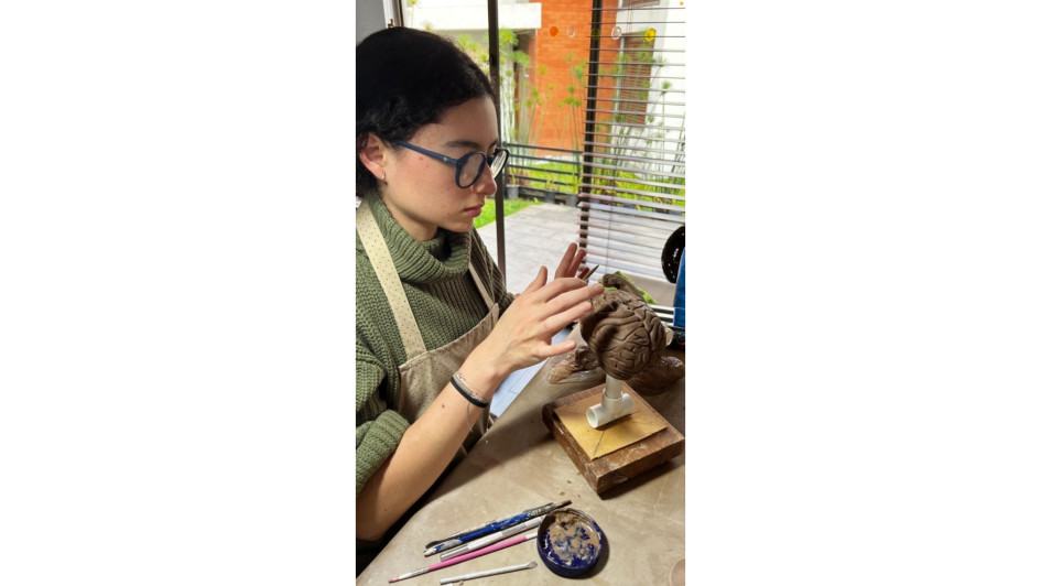 Isabela Botero Suárez, artista manizaleña. 