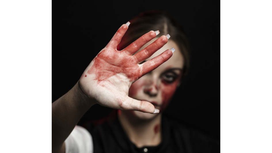 Ilustración sobre la violencia intrafamiliar.