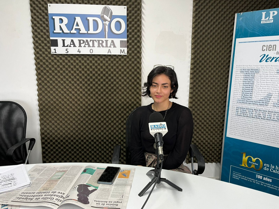Ángela Gaviria, estudiante de Filosofía y Letras de la Universidad de Caldas