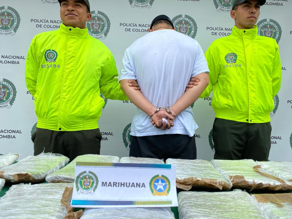 Esta es la persona capturada en Manizales por tráfico de estupefacientes.