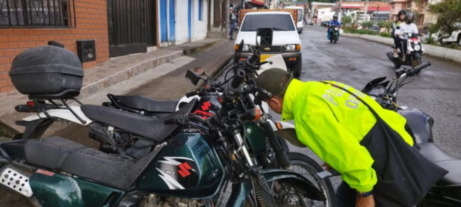 Las autoridades insisten en la marcación de las motos para identificarlas en caso de hurto.