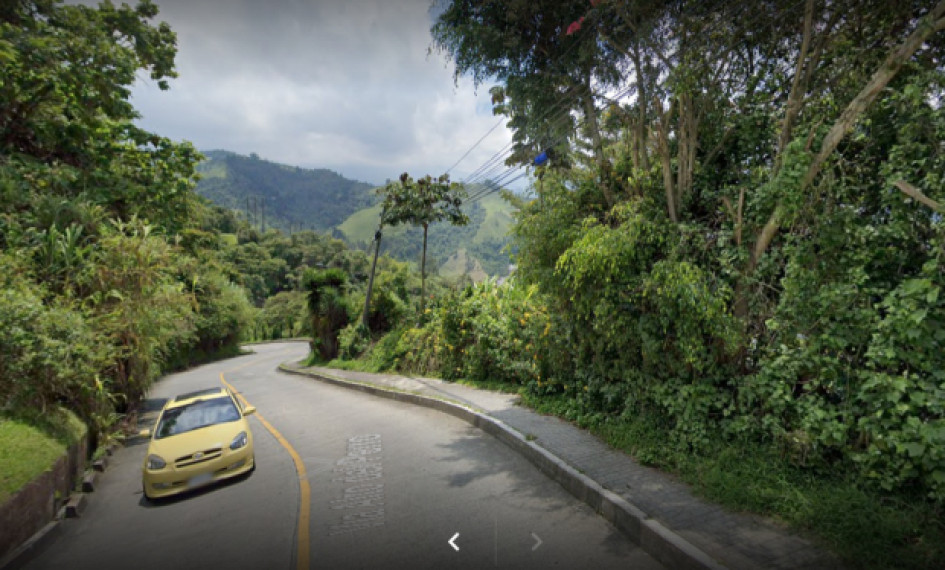 El accidente fue en el descenso del Alto del Perro a la Alberto Mendoza. Foto google maps