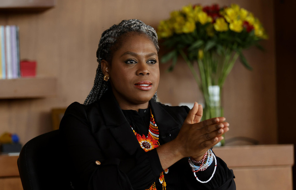 La ministra de Educación, Aurora Vergara,