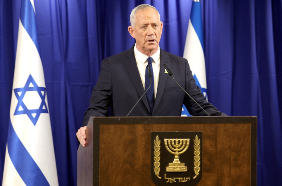 Benny Gantz, ahora exministro de Guerra de Israel.