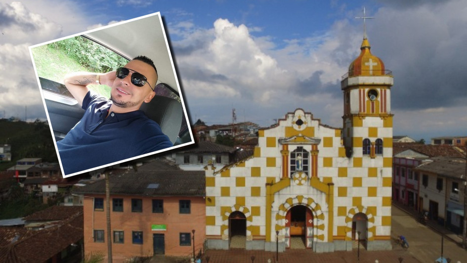 Jhon Fredy Barco, de Risaralda (Caldas), fue asesinado por sujetos armados después de practicar parapentismo en San José.
