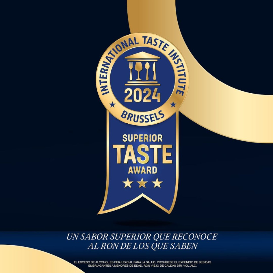 Ron Viejo de Caldas Juan de la Cruz y Gin Bosque de Indias en los Superior Taste Awards 2024