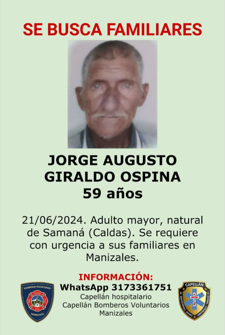 Puede llamar al  número de la imagen.