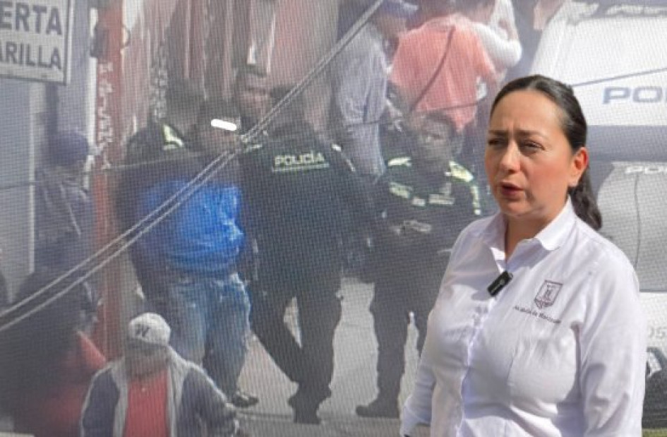 La secretaría del Interior de Manizales, Paula Andrea Sánchez, se refirió a la captura de dos hombres involucrados en un hurto en la Plaza de Bolívar.