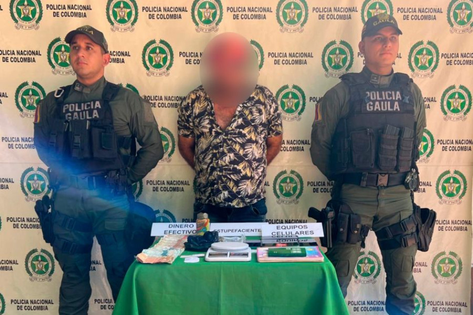 Capturaron a alias “Barbas”, quien se hacía pasar como integrante del Clan del Golfo para extorsionar a comerciantes. 