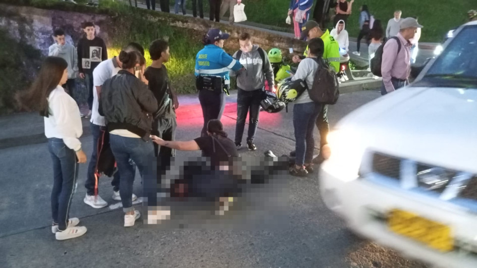 El acidente de anoche.