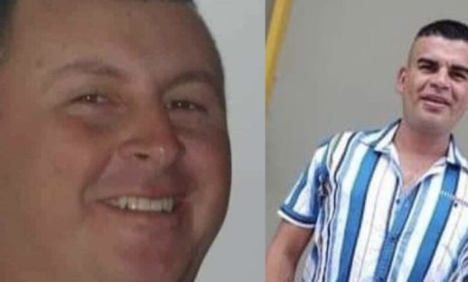 Las dos víctimas, Esteban Alejandro Naranjo Zapata y Jhon Jairo López Cardona.