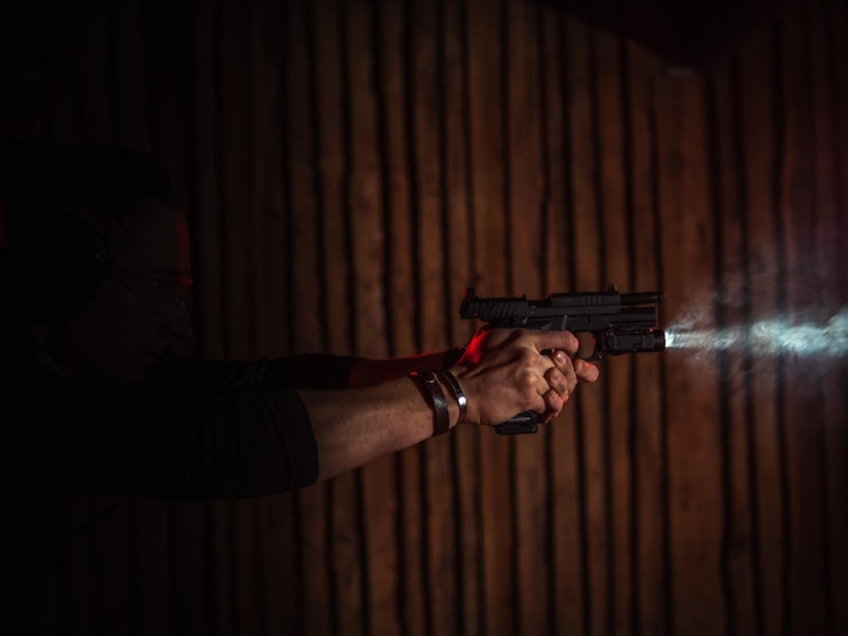 Práctica de tiro en el campo de tiro