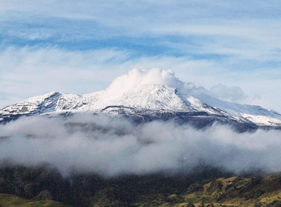 Volcán Nevado del Ruiz.