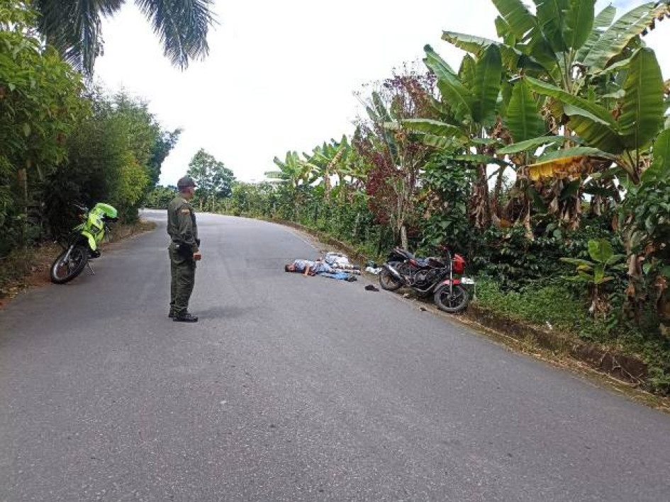 El accidente, fotos cortesía de Bomberos.