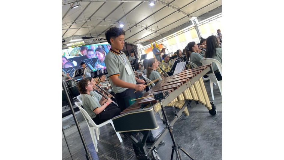El Concurso Nacional de Bandas Infantiles se realizó este fin de semana de Viterbo. 