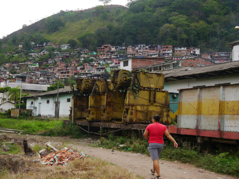 Chatarra del antiguo Ferrocarril