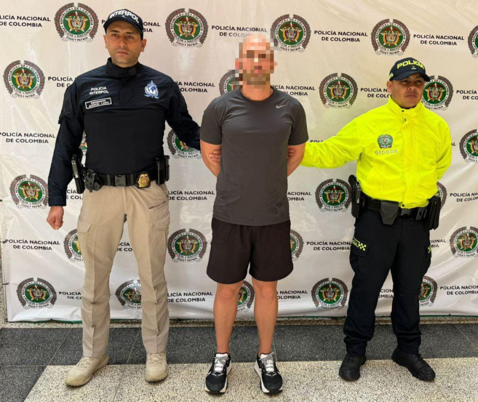 El detenido. Foto de la Policía