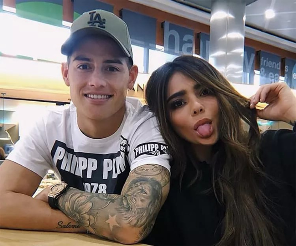 James y su hermana menor. Fotos de Instagram de Juana Valentina