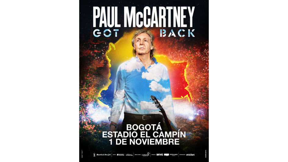 Paul McCartney volverá a Colombia el 1 de noviembre al estadio El Campín.