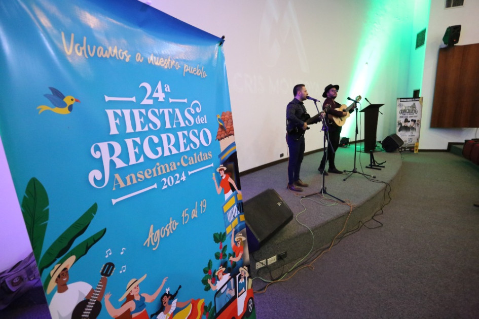 La presentación de las Fiestas del Regreso. 