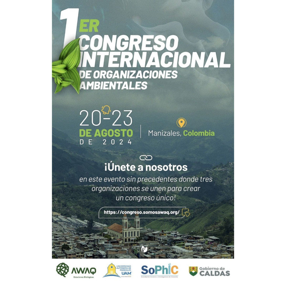 El congreso será en Manizales del 20 al 23 de agosto y pueden participar en congresoawaq.org 
