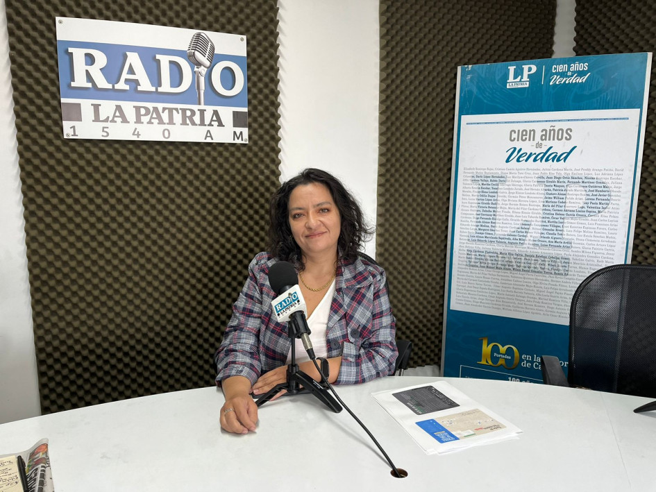 Catalina Gómez, del Museo de Arte de Caldas y representante de la Mesa Nacional de Museos por Caldas 