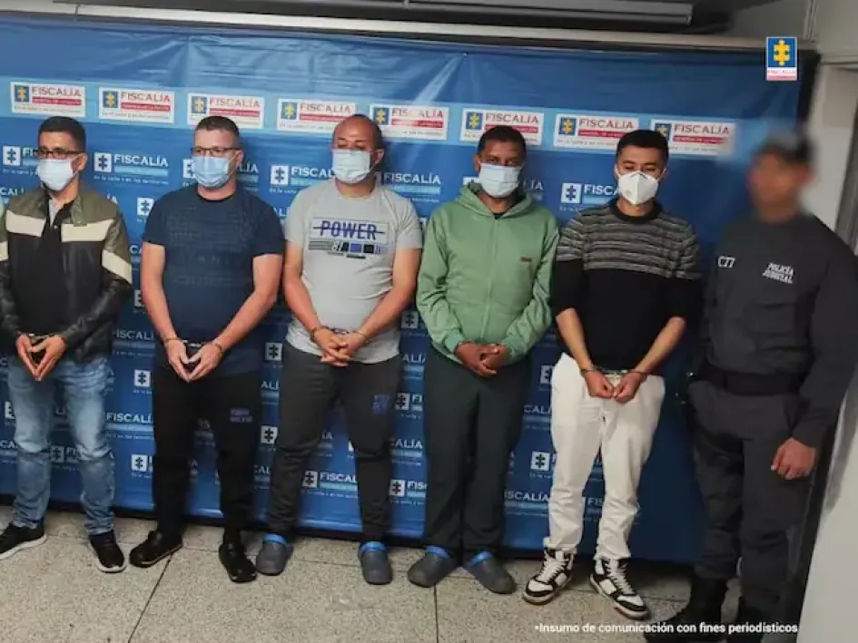 Primeros detenidos. Foto, Fiscalía.