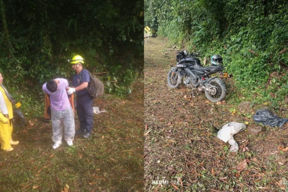 El accidente ocurrió en el sector de El Pintado. 