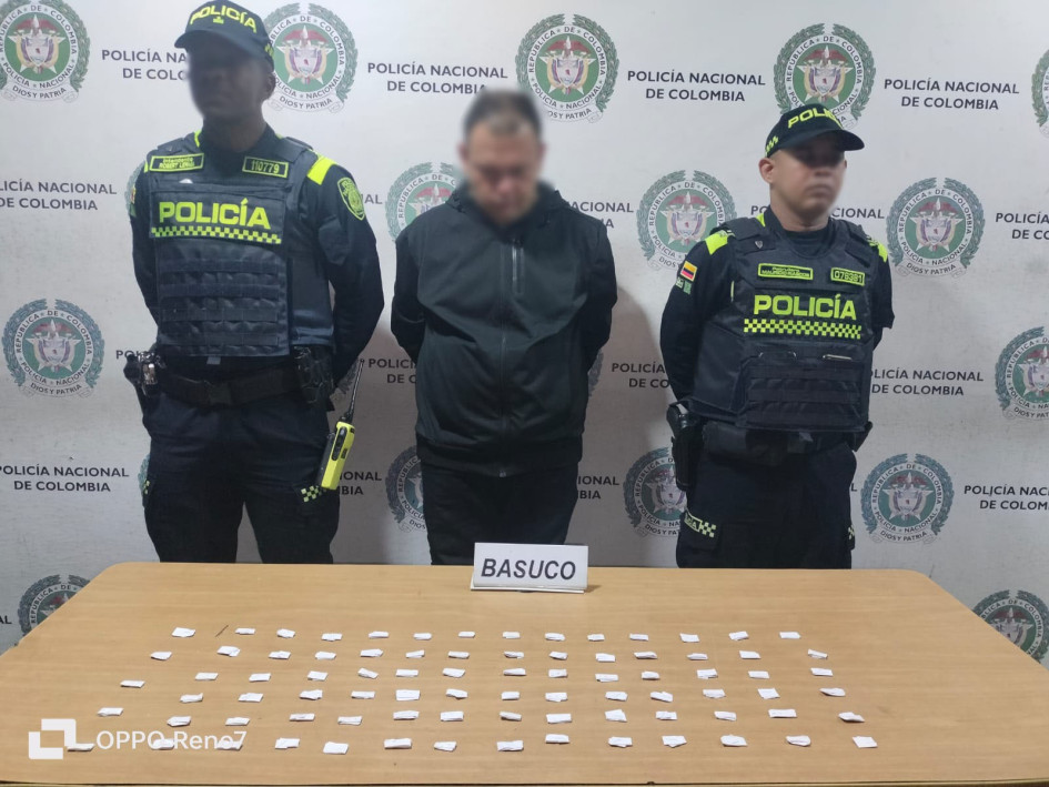 A dos caldenses los sorprendió la Policía de Pereira con estupefacientes en su poder.