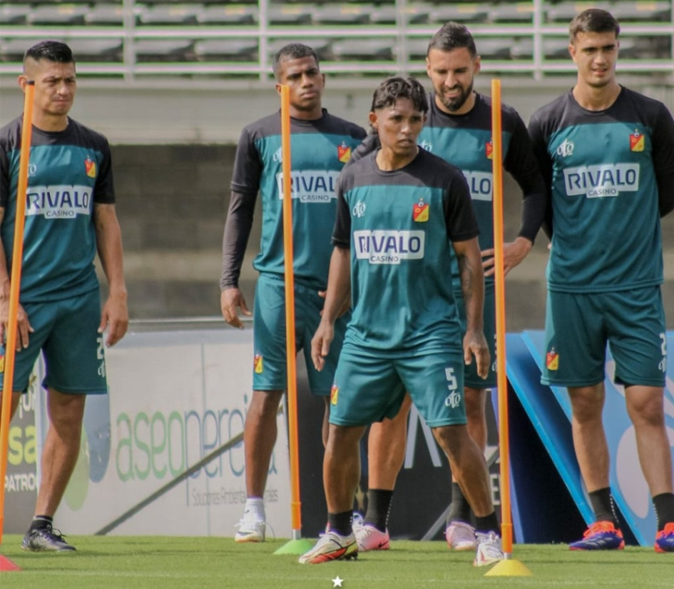 Último entrenamiento del Deportivo Pereira antes de viajar a Pasto. 