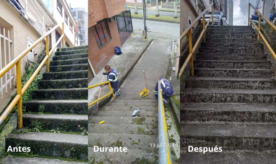 Así estaban las escalas en Chipre Viejo, luego las intervino Emas y finalmente así quedaron. 