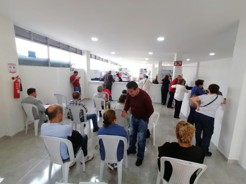 Esta es una nueva sede en Manizales para la entrega de medicamentos a los maestros, pensionados del magisterio y sus beneficiados.