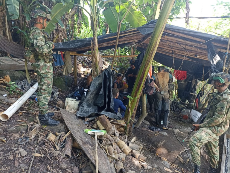 La minería ilegal es una actividad que afecta gravemente los recursos naturales y fuentes hídricas en Caldas.