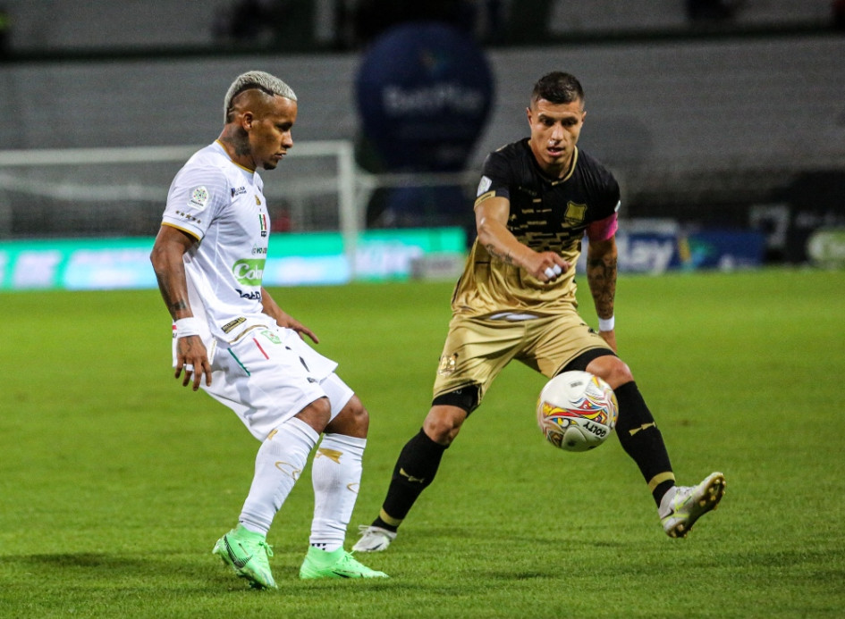 Michael Barrios, autor del gol del Once Caldas.