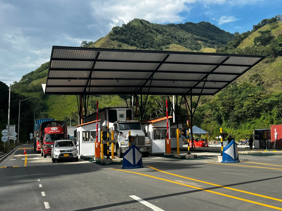 El peaje de Supía desde el 2022 está ubicado en Chirapotó, en la vía Manizales-Medellín.