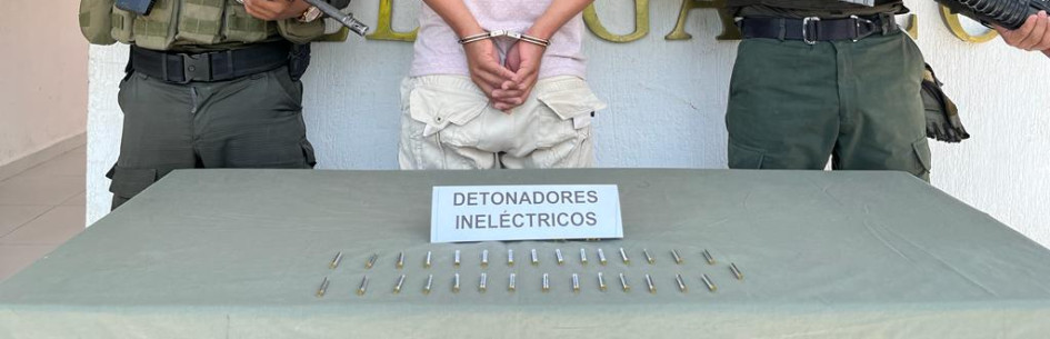 Foto|Ilustración| LA PATRIA  Detonadores ineléctricos.
