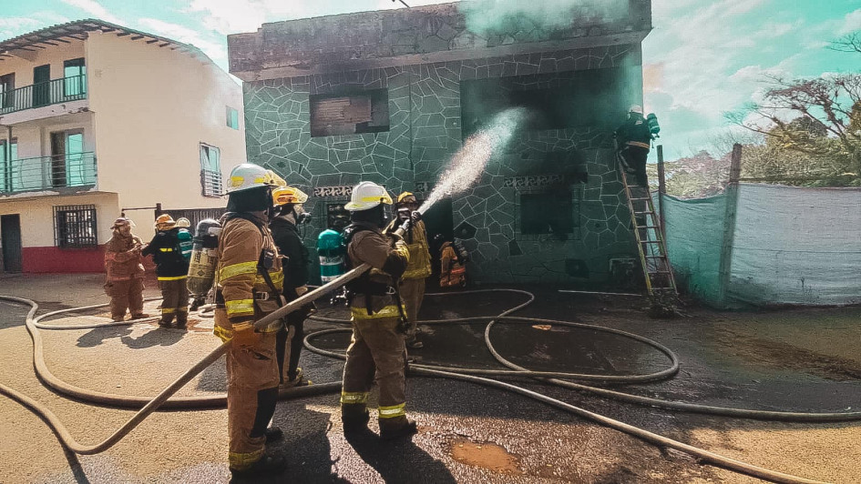 Control de incendios, una de las actividades.
