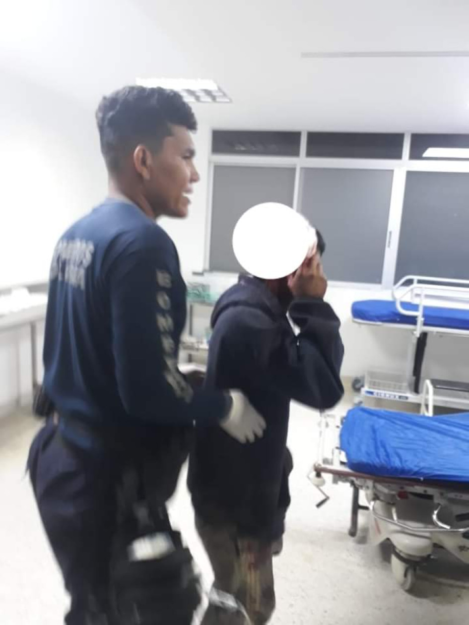Herido en Marmato