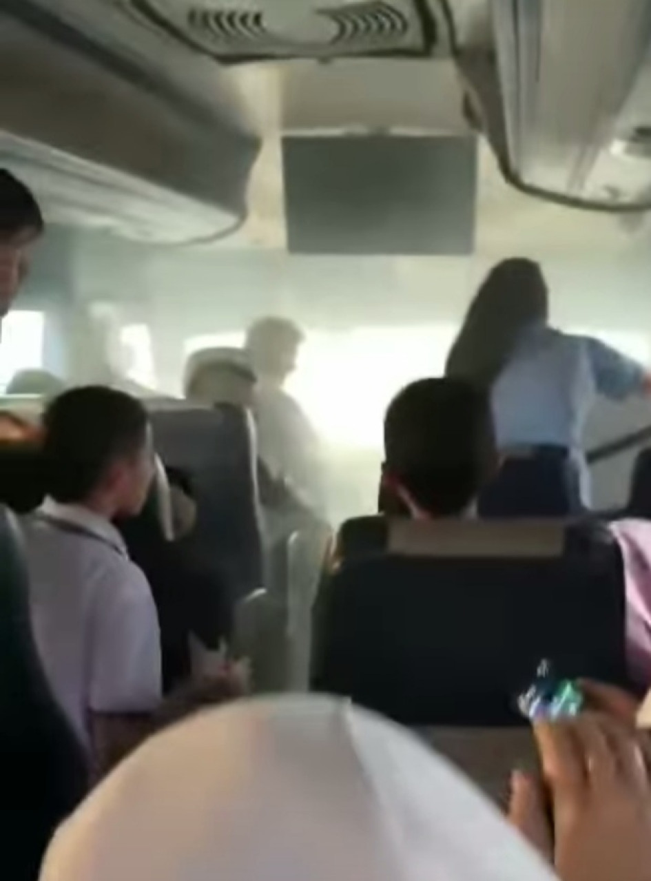 Gran susto en incendio de bus escolar en Manizales