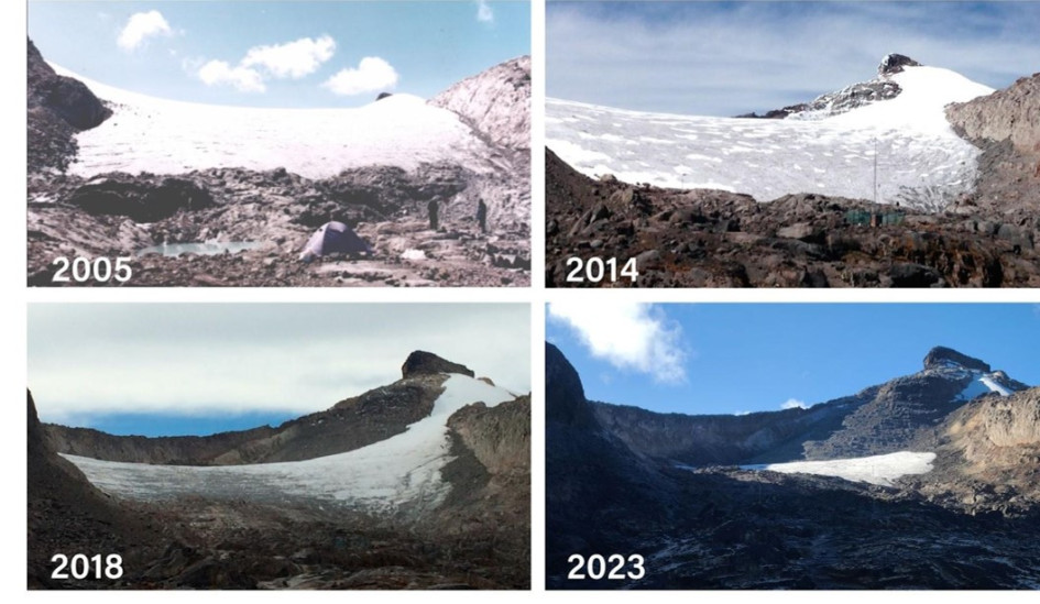 El glaciar del Santa Isabel